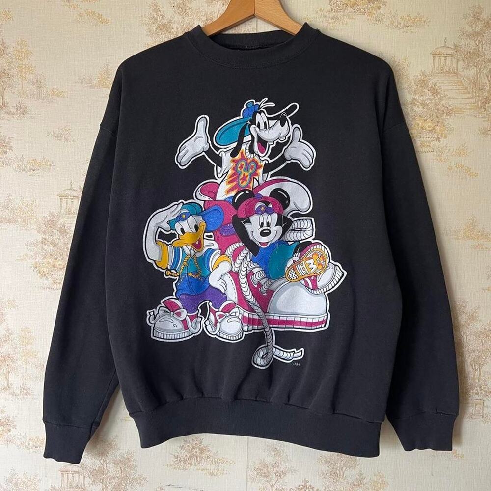 Vintage 90s Mickey Unlimited Sweatshirt | Hip Hop Disney | XL